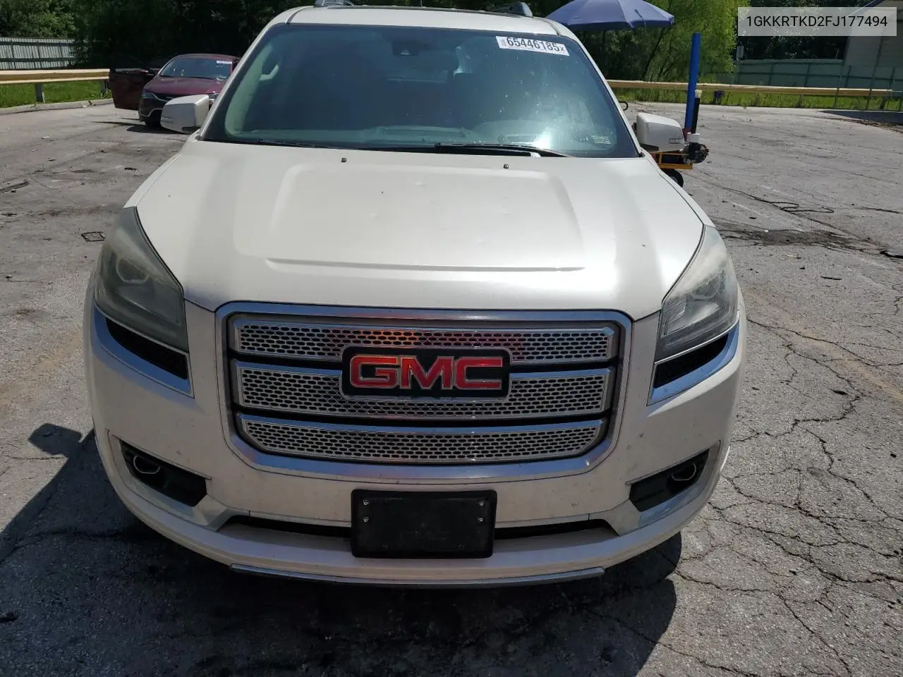 2015 GMC Acadia Denali VIN: 1GKKRTKD2FJ177494 Lot: 65446185