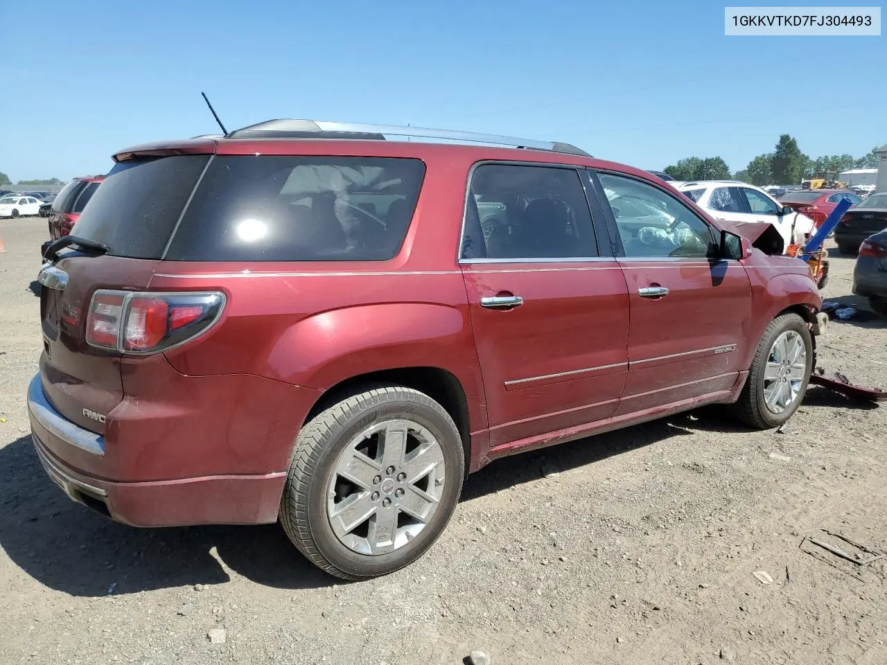 2015 GMC Acadia Denali VIN: 1GKKVTKD7FJ304493 Lot: 65742915