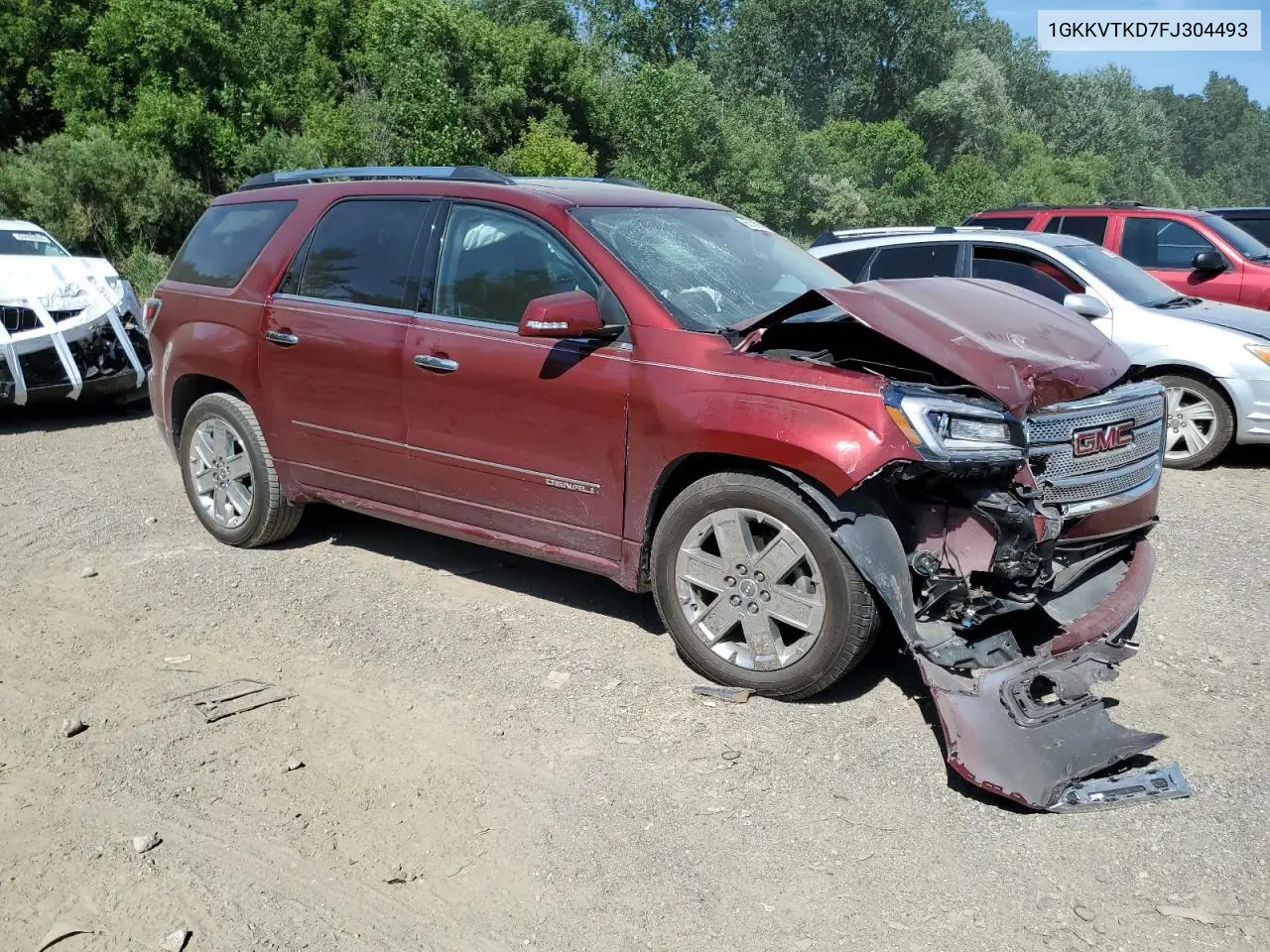 2015 GMC Acadia Denali VIN: 1GKKVTKD7FJ304493 Lot: 65742915