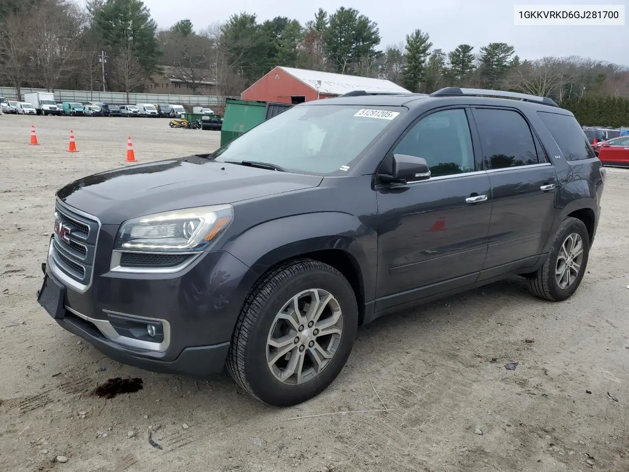 2016 GMC Acadia Slt-1 VIN: 1GKKVRKD6GJ281700 Lot: 51291205