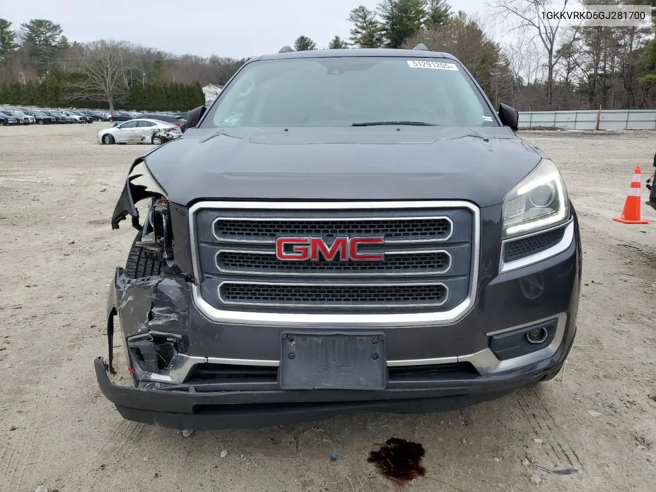2016 GMC Acadia Slt-1 VIN: 1GKKVRKD6GJ281700 Lot: 51291205