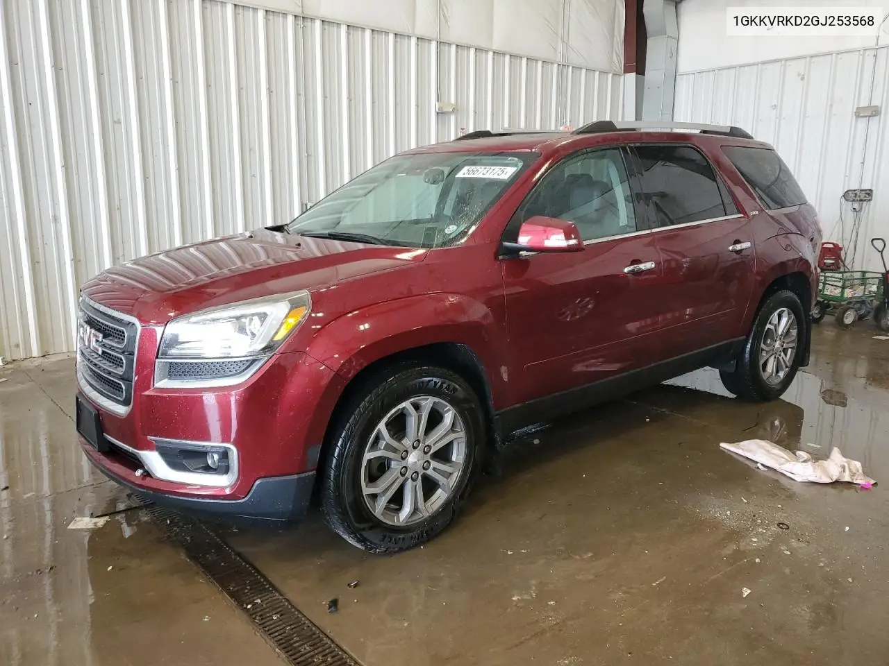 2016 GMC Acadia Slt-1 VIN: 1GKKVRKD2GJ253568 Lot: 56673175