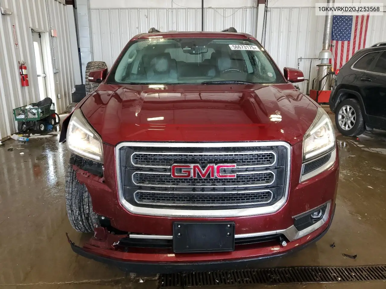 2016 GMC Acadia Slt-1 VIN: 1GKKVRKD2GJ253568 Lot: 56673175