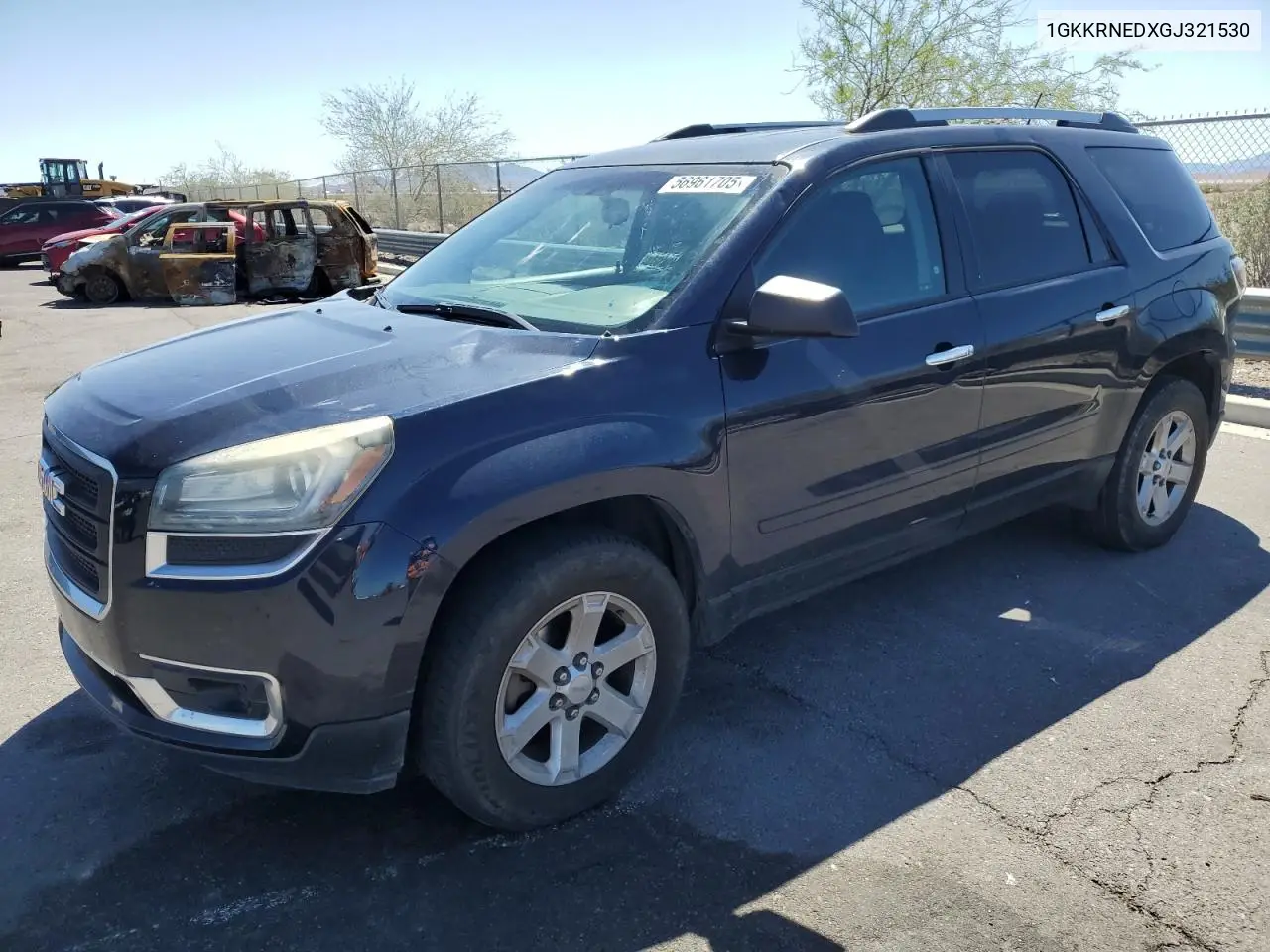 2016 GMC Acadia Sle VIN: 1GKKRNEDXGJ321530 Lot: 56961705