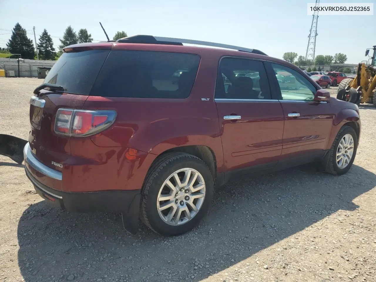 2016 GMC Acadia Slt-1 VIN: 1GKKVRKD5GJ252365 Lot: 61961055