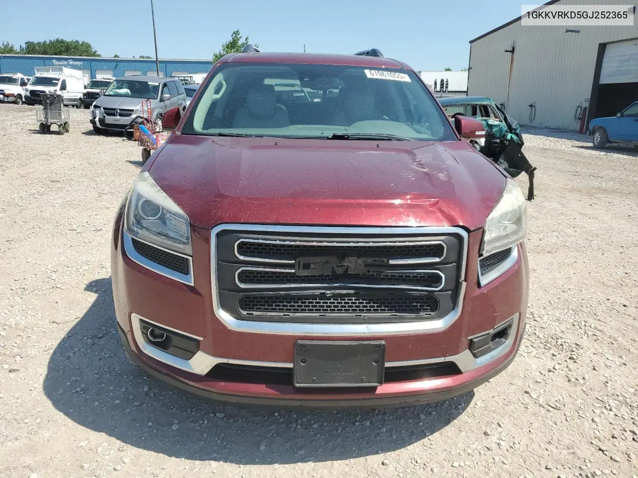 2016 GMC Acadia Slt-1 VIN: 1GKKVRKD5GJ252365 Lot: 61961055