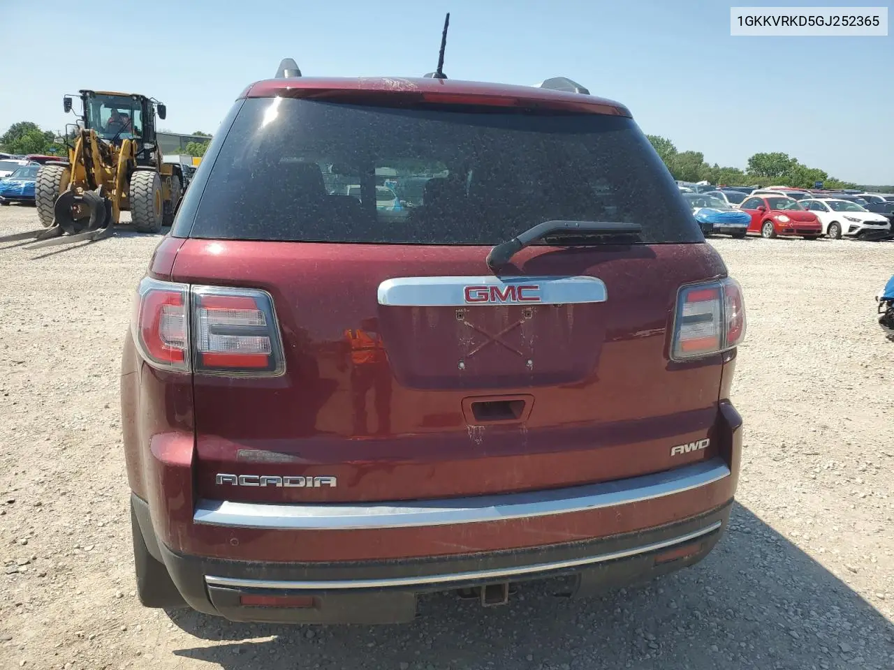 2016 GMC Acadia Slt-1 VIN: 1GKKVRKD5GJ252365 Lot: 61961055