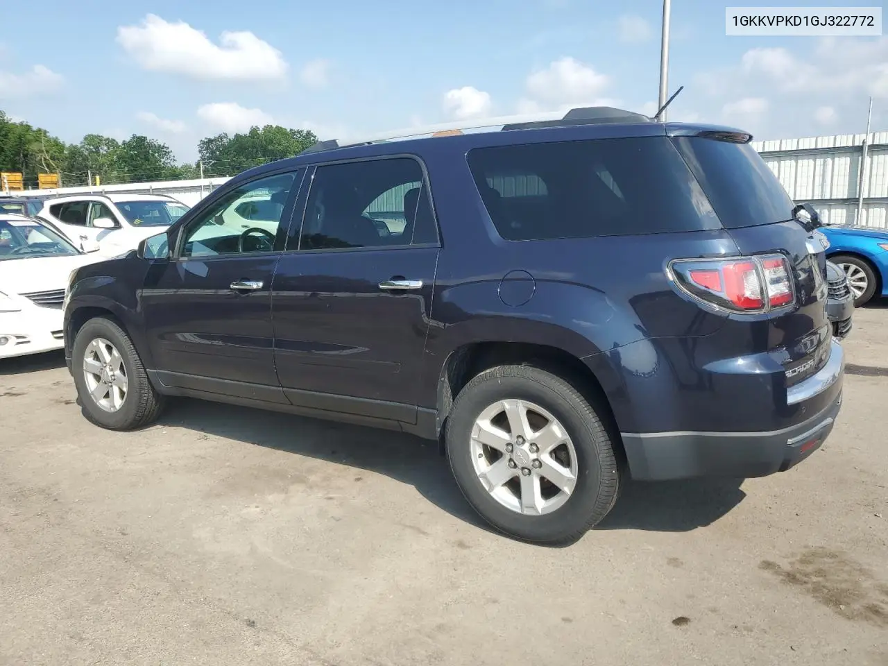 2016 GMC Acadia Sle VIN: 1GKKVPKD1GJ322772 Lot: 63033835