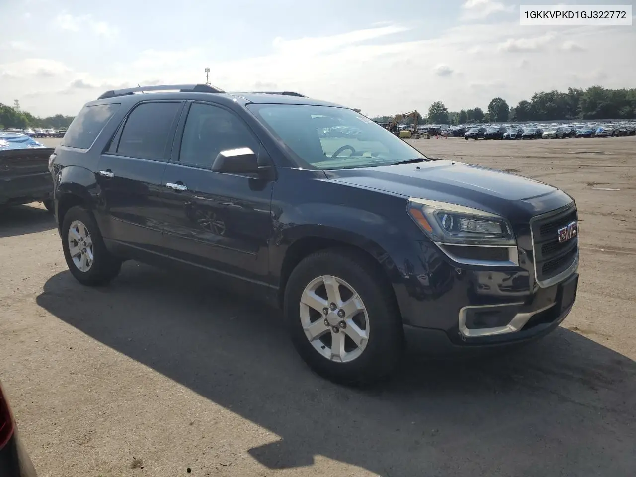 2016 GMC Acadia Sle VIN: 1GKKVPKD1GJ322772 Lot: 63033835