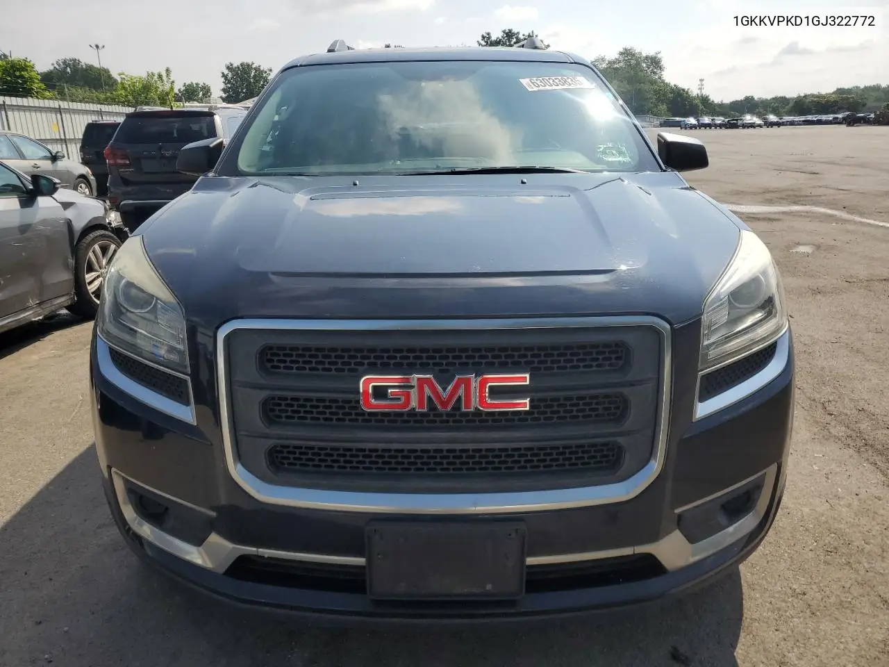 2016 GMC Acadia Sle VIN: 1GKKVPKD1GJ322772 Lot: 63033835