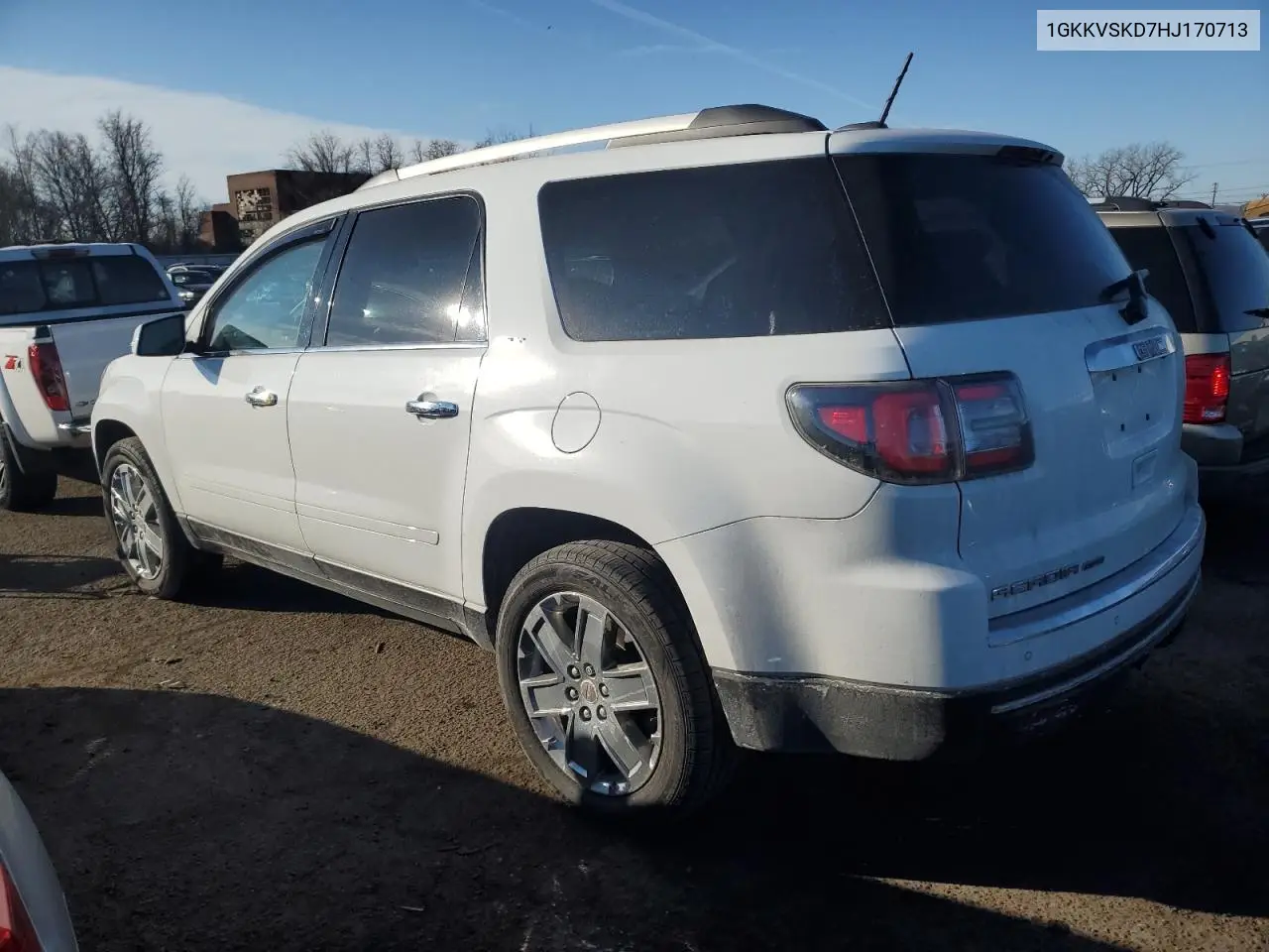 2017 GMC Acadia Limited Slt-2 VIN: 1GKKVSKD7HJ170713 Lot: 42189685