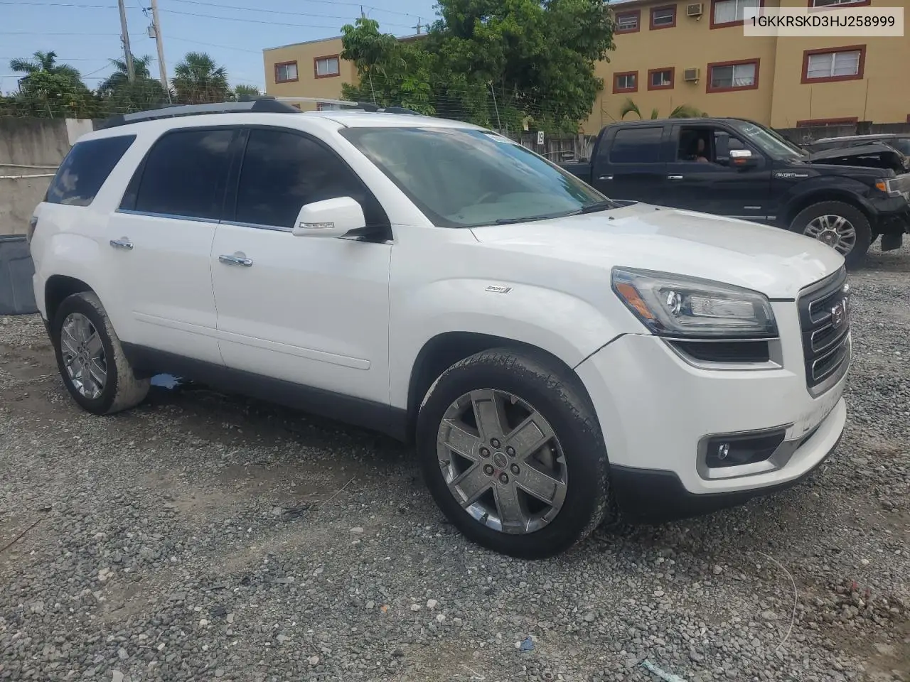 2017 GMC Acadia Limited Slt-2 VIN: 1GKKRSKD3HJ258999 Lot: 56737775