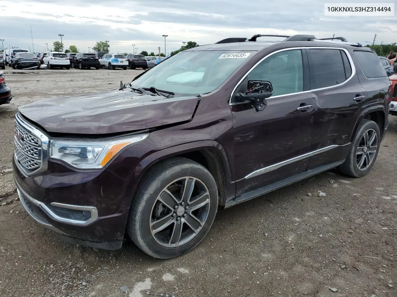 2017 GMC Acadia Denali VIN: 1GKKNXLS3HZ314494 Lot: 62614435