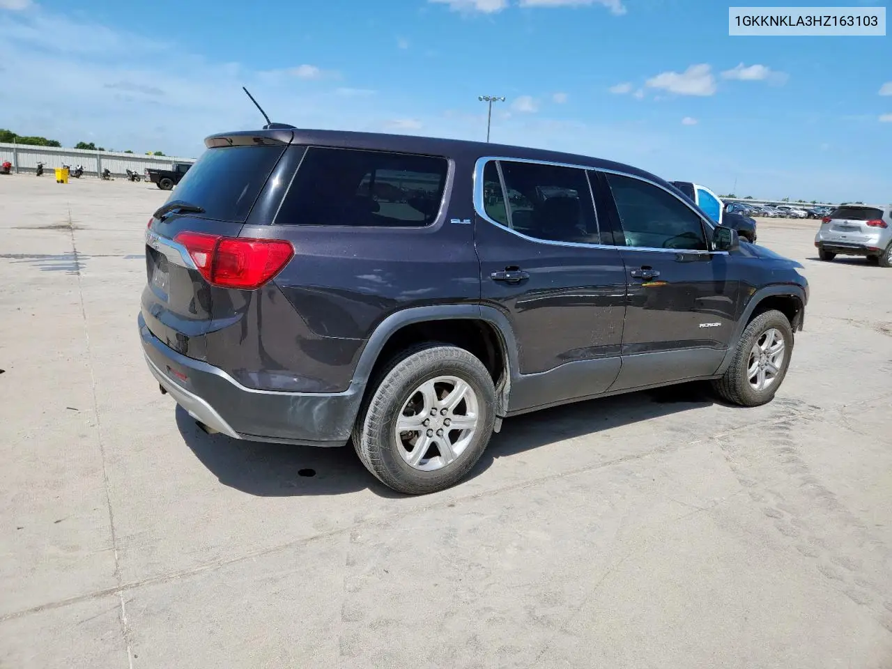 2017 GMC Acadia Sle VIN: 1GKKNKLA3HZ163103 Lot: 62738985