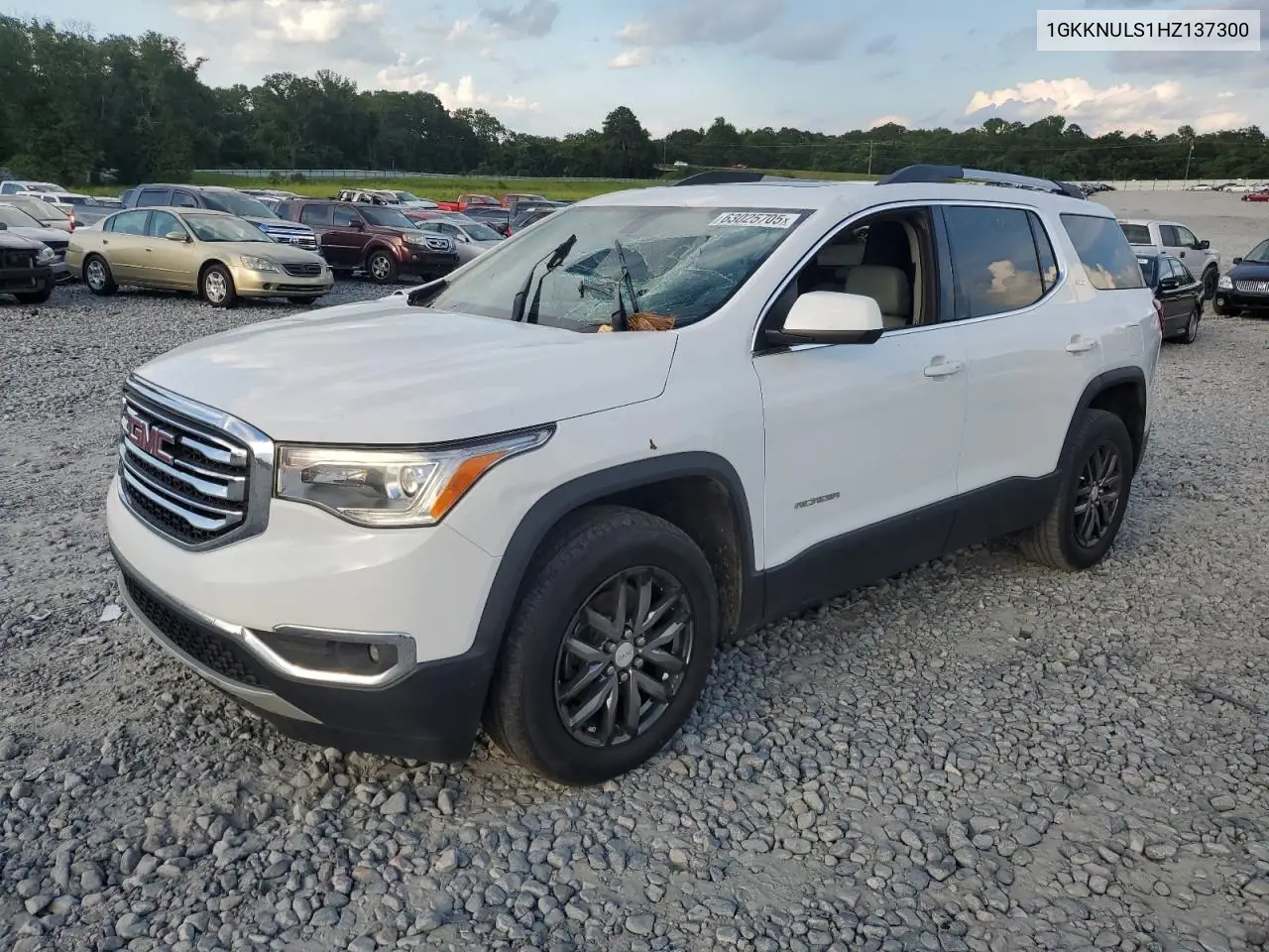 2017 GMC Acadia Slt-1 VIN: 1GKKNULS1HZ137300 Lot: 63025705