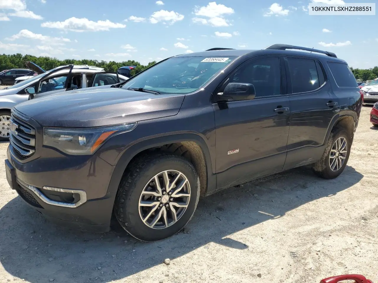 2017 GMC Acadia All Terrain VIN: 1GKKNTLSXHZ288551 Lot: 63066445