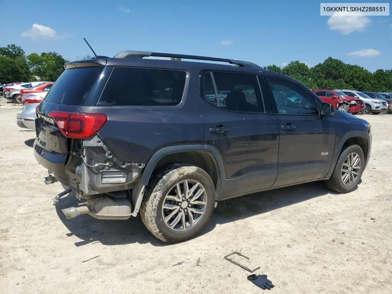 2017 GMC Acadia All Terrain VIN: 1GKKNTLSXHZ288551 Lot: 63066445