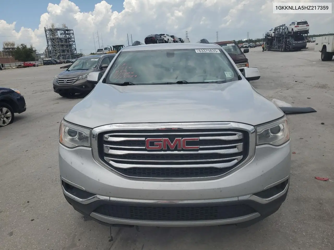 2017 GMC Acadia Sle VIN: 1GKKNLLA5HZ217359 Lot: 63375035