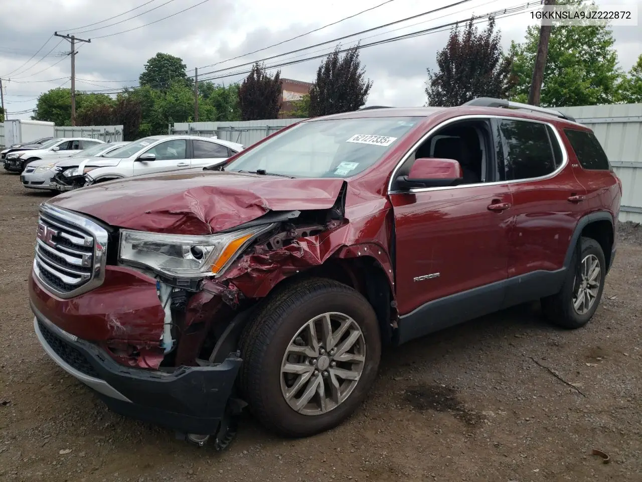 2018 GMC Acadia Sle VIN: 1GKKNSLA9JZ222872 Lot: 62127335