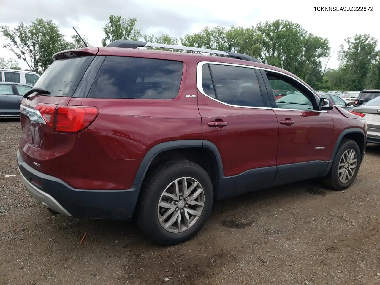 2018 GMC Acadia Sle VIN: 1GKKNSLA9JZ222872 Lot: 62127335