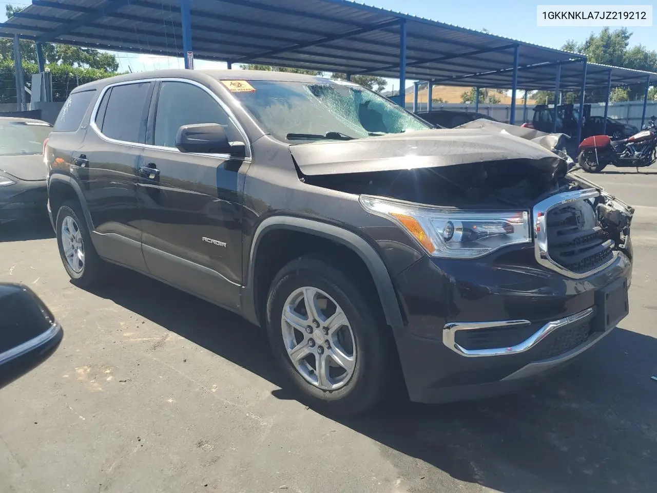 2018 GMC Acadia Sle VIN: 1GKKNKLA7JZ219212 Lot: 65464685