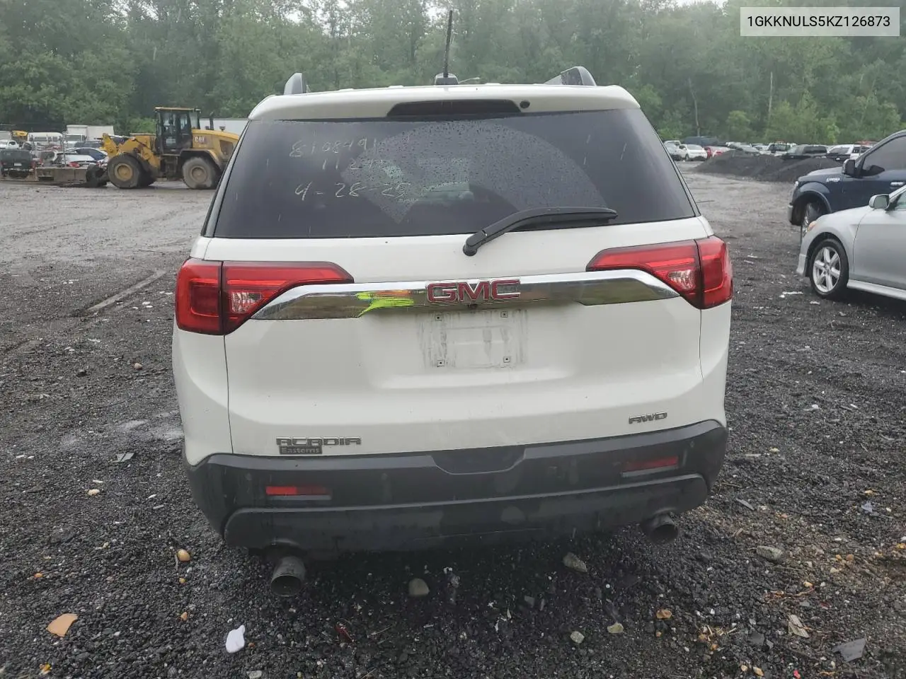 2019 GMC Acadia Slt-1 VIN: 1GKKNULS5KZ126873 Lot: 55182455