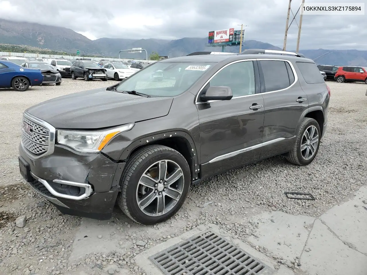 2019 GMC Acadia Denali VIN: 1GKKNXLS3KZ175894 Lot: 55632955