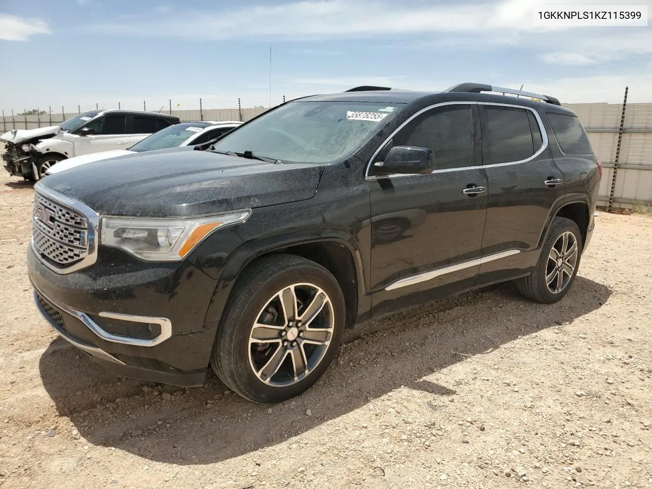 2019 GMC Acadia Denali VIN: 1GKKNPLS1KZ115399 Lot: 55878255