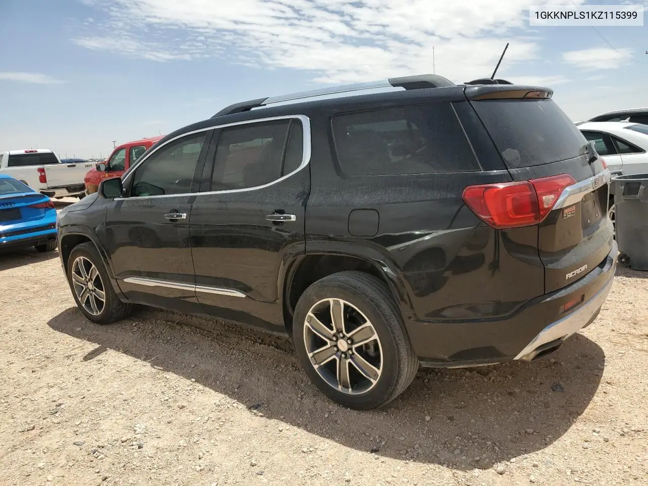 2019 GMC Acadia Denali VIN: 1GKKNPLS1KZ115399 Lot: 55878255