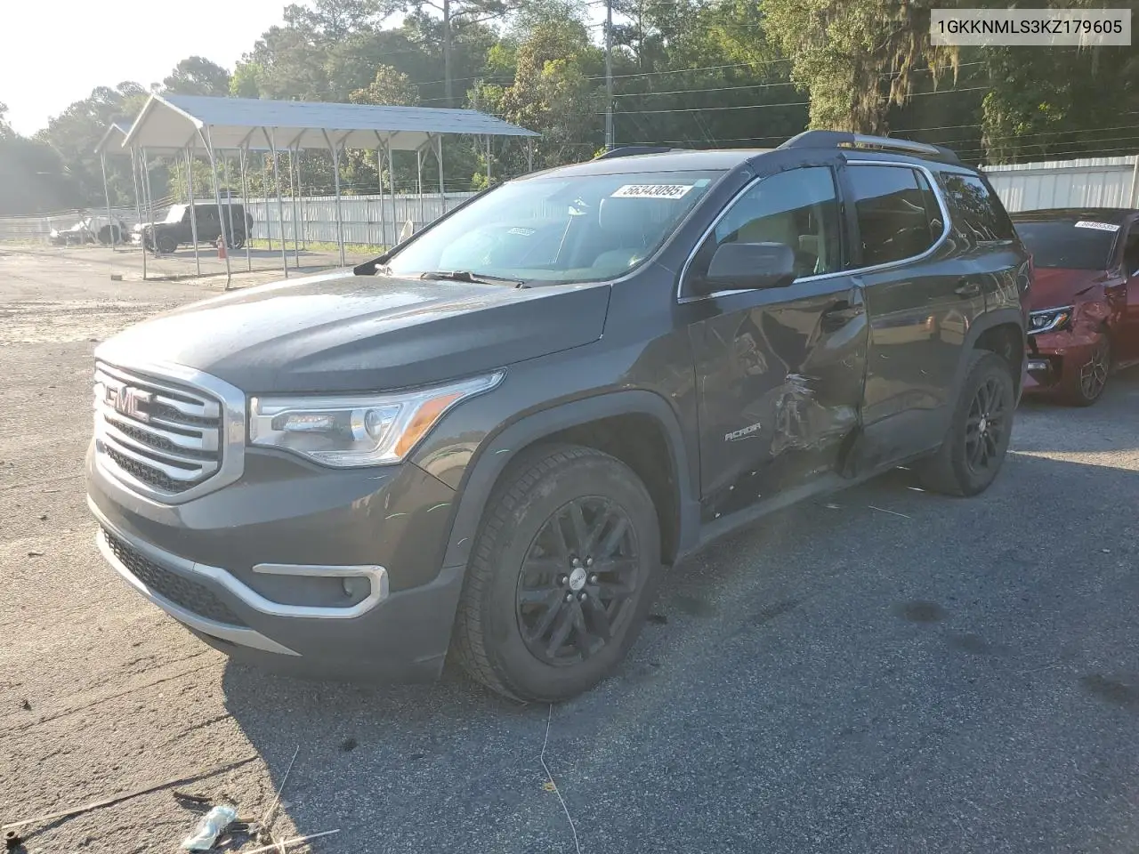2019 GMC Acadia Slt-1 VIN: 1GKKNMLS3KZ179605 Lot: 56343095