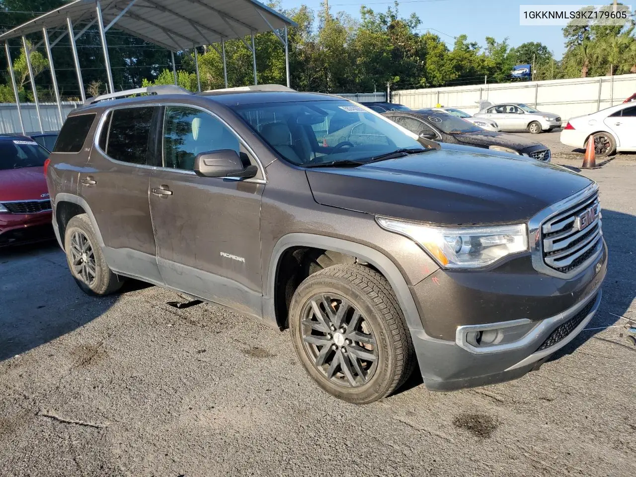 2019 GMC Acadia Slt-1 VIN: 1GKKNMLS3KZ179605 Lot: 56343095