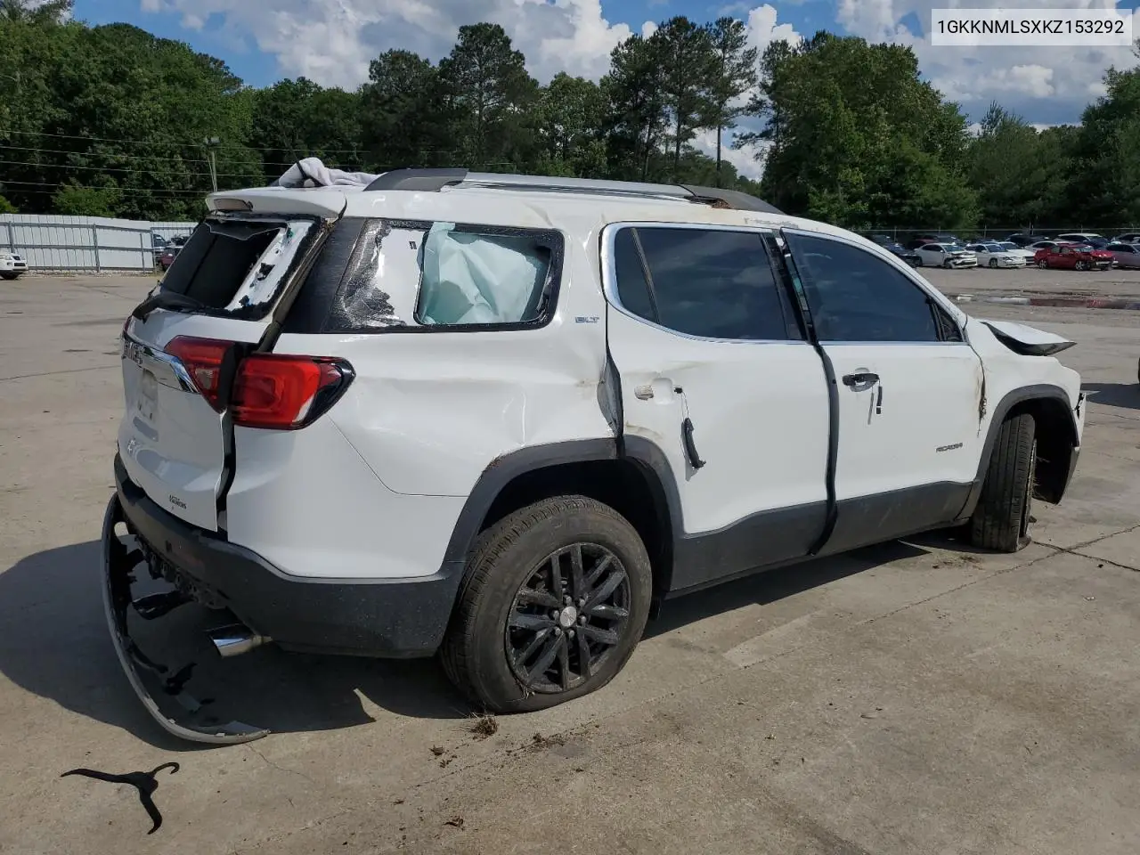 2019 GMC Acadia Slt-1 VIN: 1GKKNMLSXKZ153292 Lot: 56462415