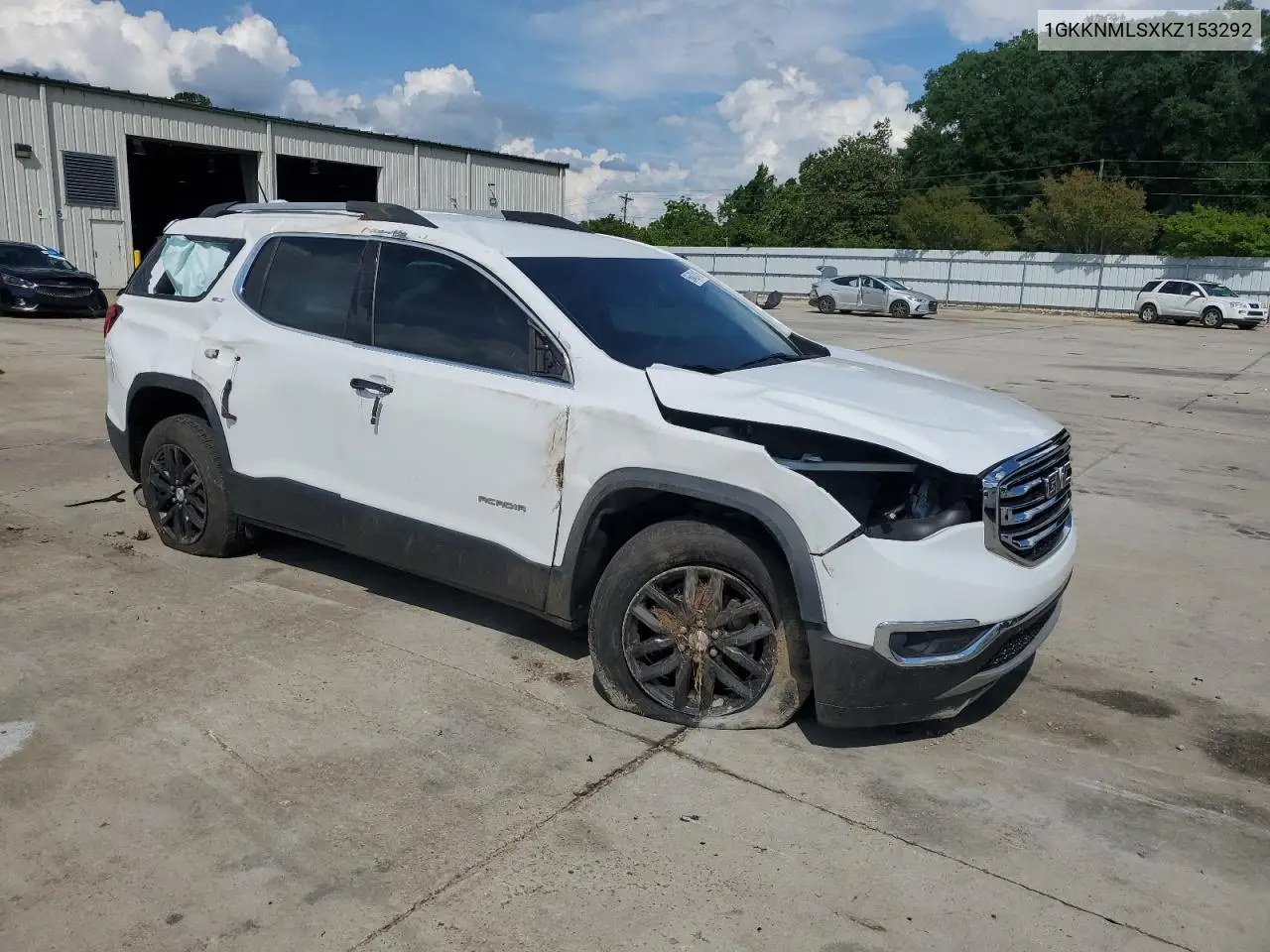 2019 GMC Acadia Slt-1 VIN: 1GKKNMLSXKZ153292 Lot: 56462415