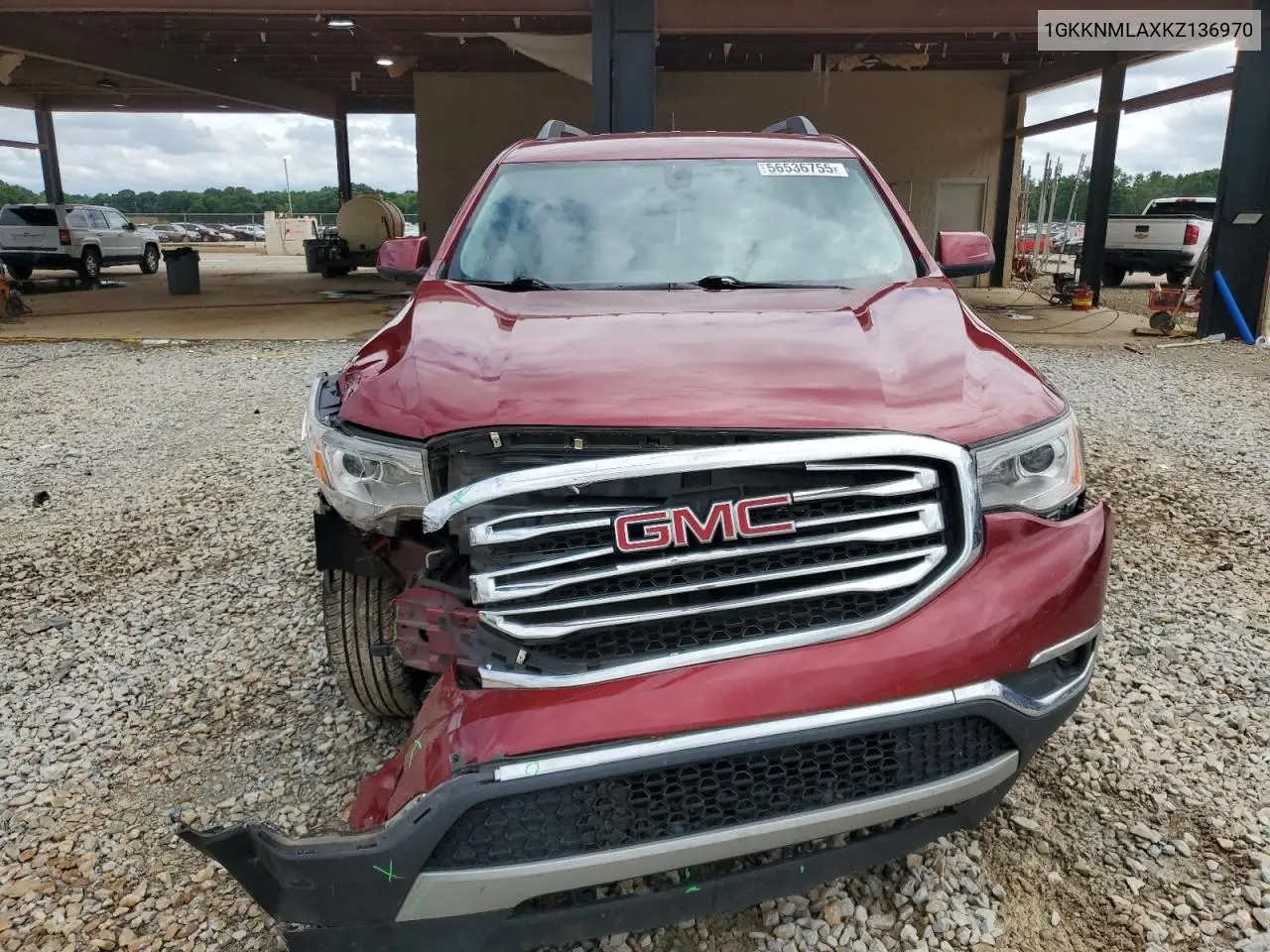 2019 GMC Acadia Slt-1 VIN: 1GKKNMLAXKZ136970 Lot: 56536755
