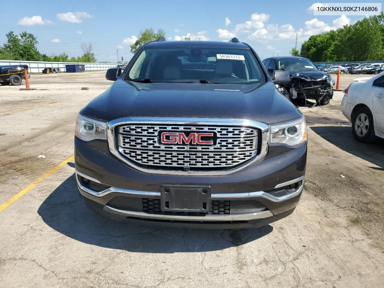 2019 GMC Acadia Denali VIN: 1GKKNXLS0KZ146806 Lot: 56563315