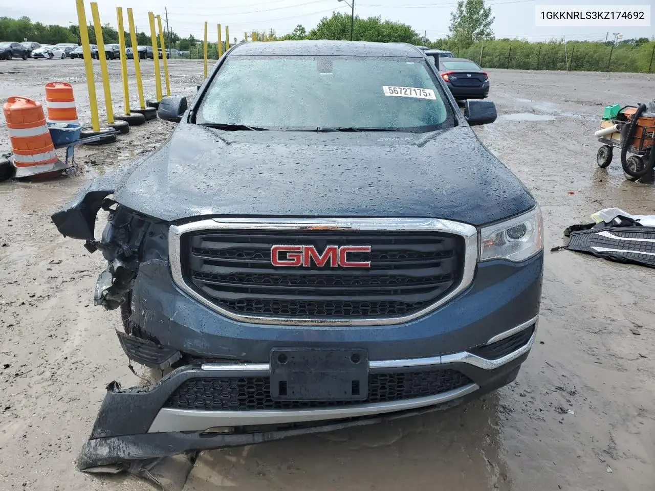 2019 GMC Acadia Sle VIN: 1GKKNRLS3KZ174692 Lot: 56727175