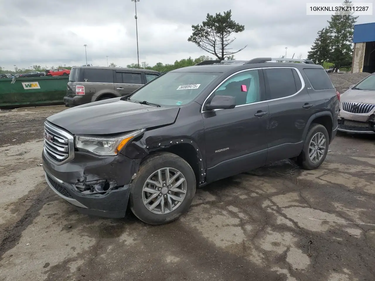 2019 GMC Acadia Sle VIN: 1GKKNLLS7KZ112287 Lot: 56989475