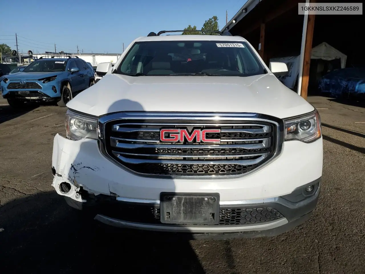 2019 GMC Acadia Sle VIN: 1GKKNSLSXKZ246589 Lot: 57091315