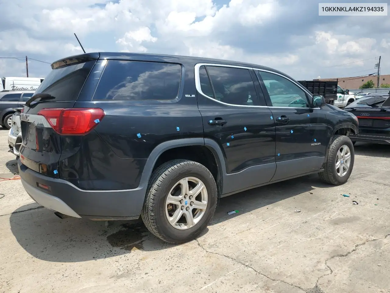 2019 GMC Acadia Sle VIN: 1GKKNKLA4KZ194335 Lot: 62269835