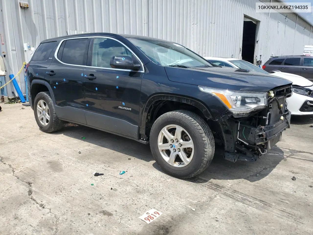 2019 GMC Acadia Sle VIN: 1GKKNKLA4KZ194335 Lot: 62269835