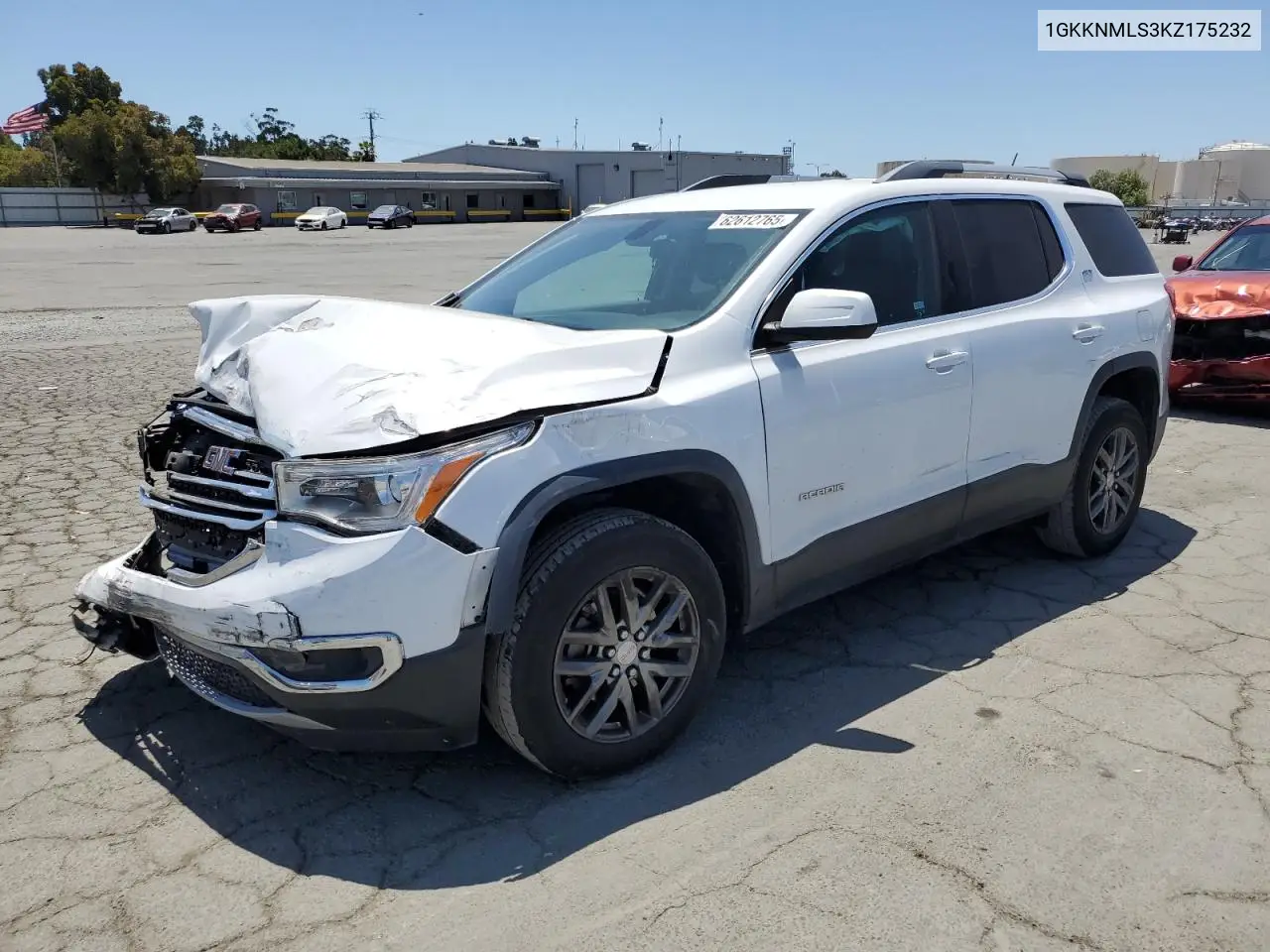 2019 GMC Acadia Slt-1 VIN: 1GKKNMLS3KZ175232 Lot: 62612765