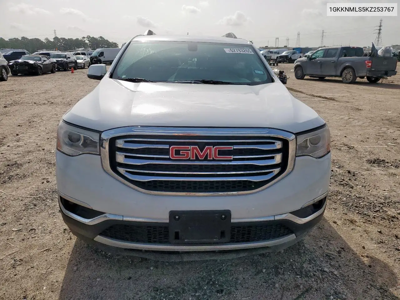2019 GMC Acadia Slt-1 VIN: 1GKKNMLS5KZ253767 Lot: 62783265