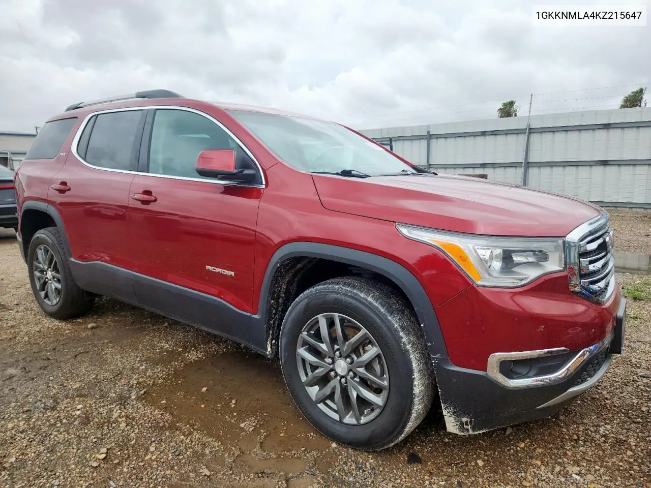 2019 GMC Acadia Slt-1 VIN: 1GKKNMLA4KZ215647 Lot: 63092495