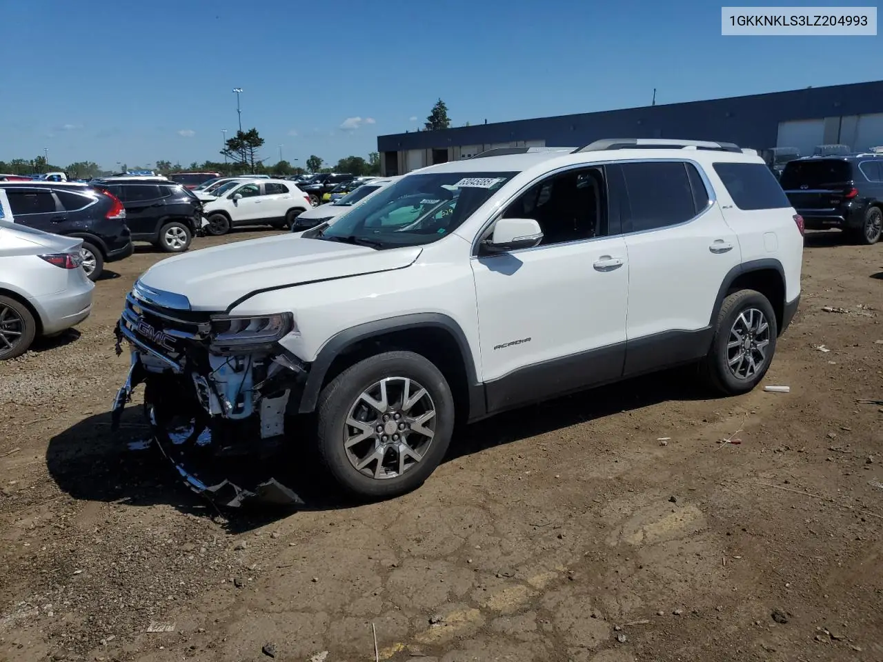 2020 GMC Acadia Sle VIN: 1GKKNKLS3LZ204993 Lot: 63045085
