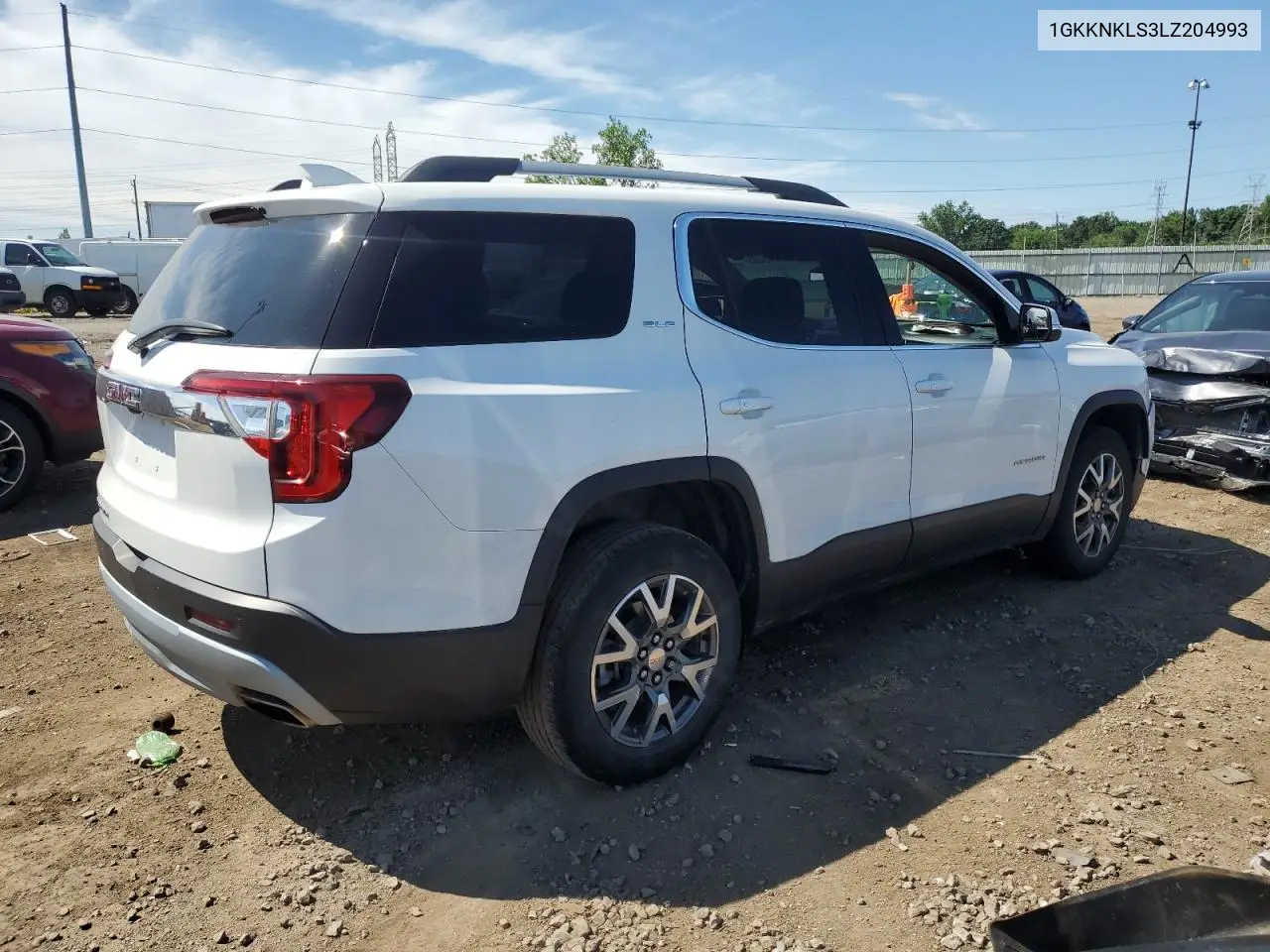 2020 GMC Acadia Sle VIN: 1GKKNKLS3LZ204993 Lot: 63045085