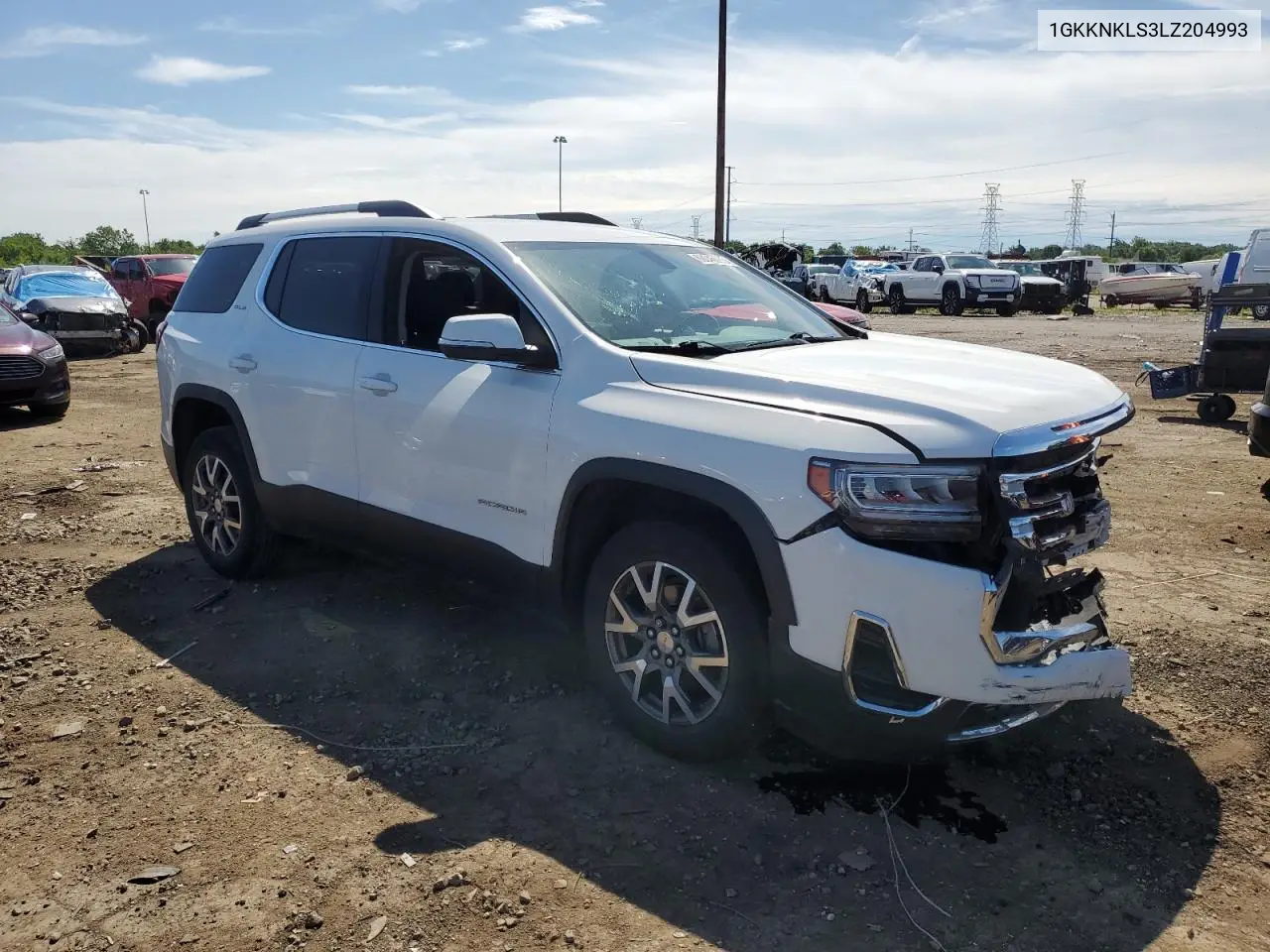2020 GMC Acadia Sle VIN: 1GKKNKLS3LZ204993 Lot: 63045085