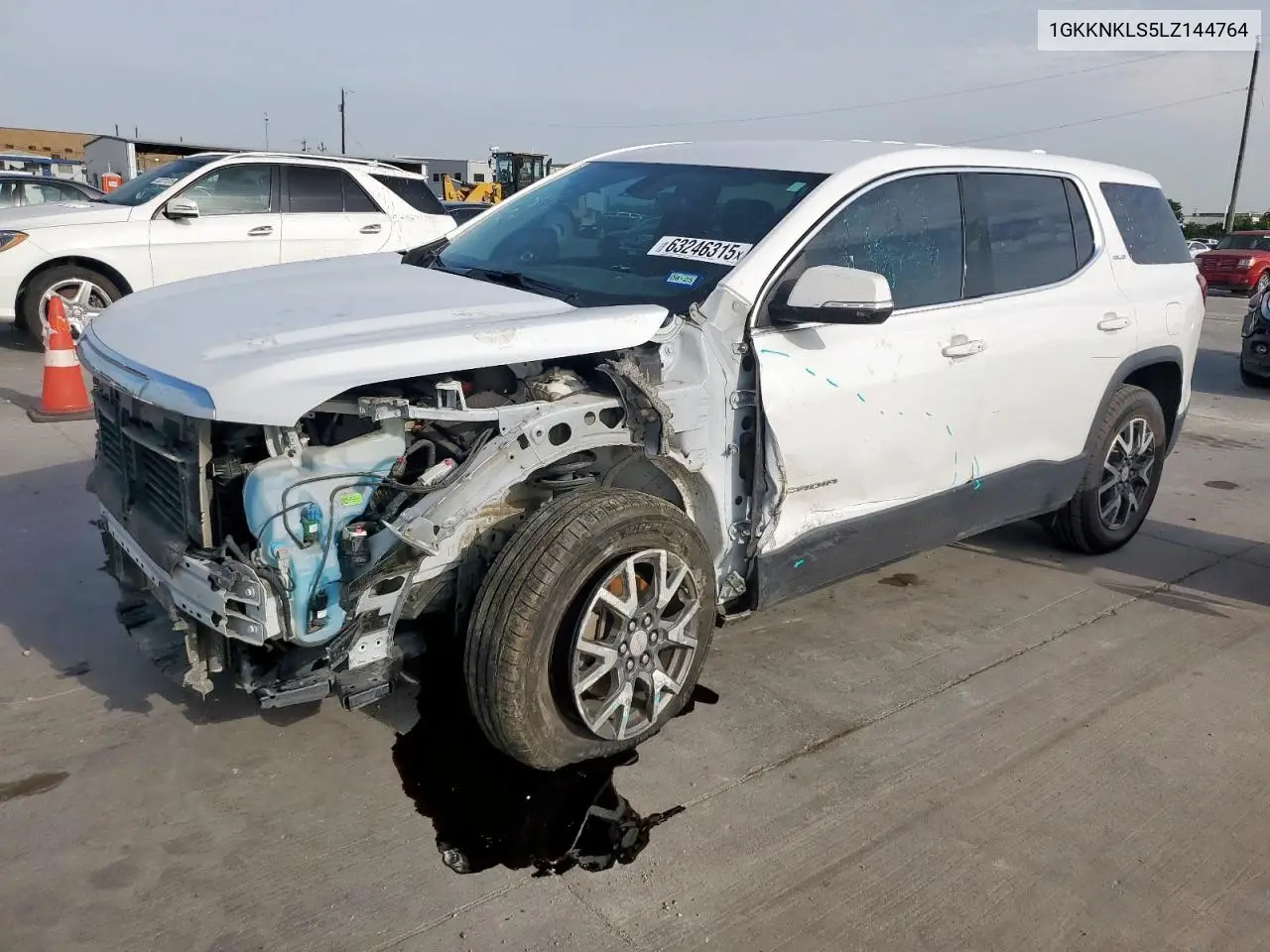 2020 GMC Acadia Sle VIN: 1GKKNKLS5LZ144764 Lot: 63246315