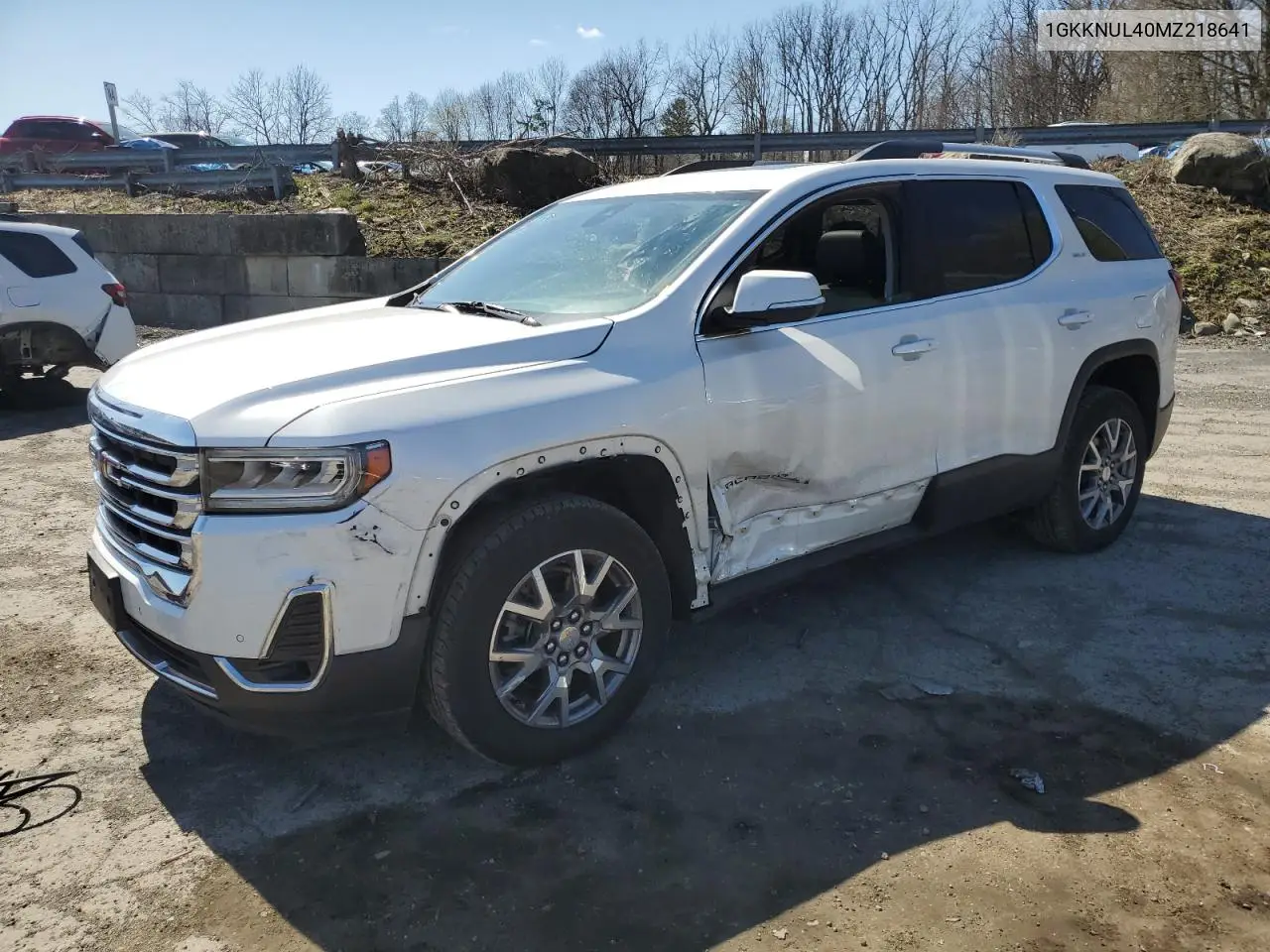 2021 GMC Acadia Slt VIN: 1GKKNUL40MZ218641 Lot: 52275245