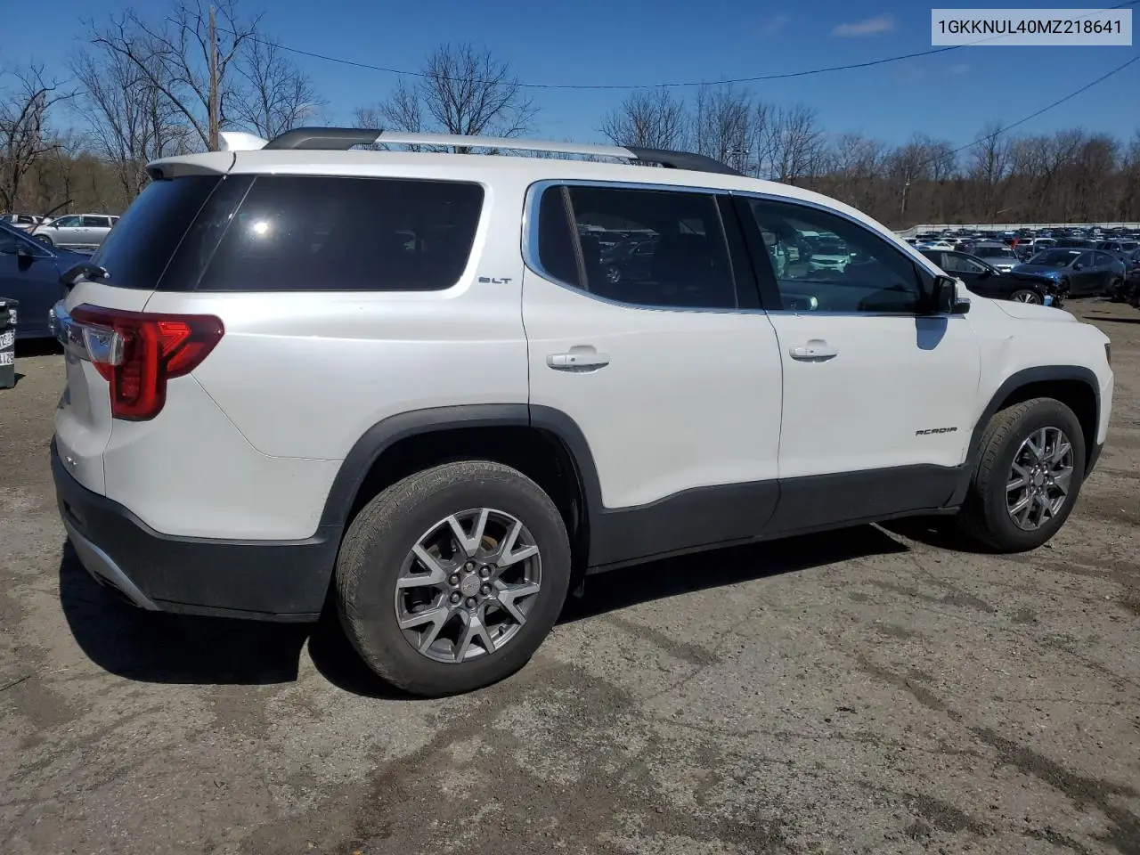 2021 GMC Acadia Slt VIN: 1GKKNUL40MZ218641 Lot: 52275245
