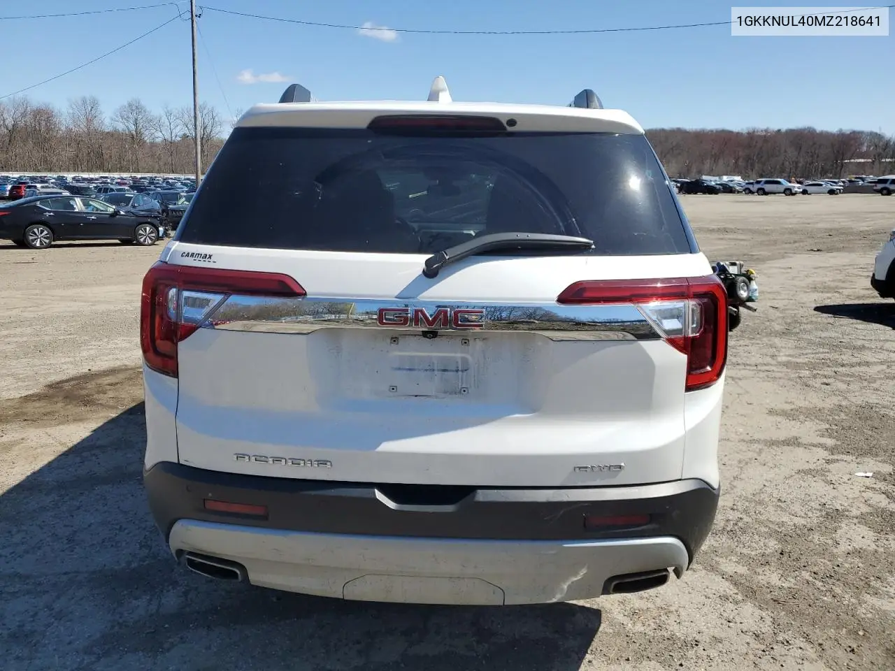 2021 GMC Acadia Slt VIN: 1GKKNUL40MZ218641 Lot: 52275245